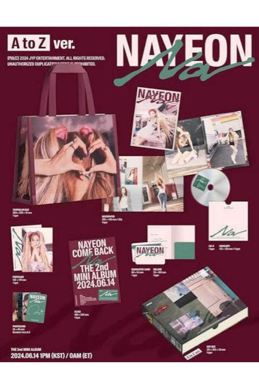 TWICE NAYEON NA 2nd Mini Album Limited Edition