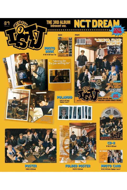 NCT DREAM - [ISTJ] 3rd Album PHOTOBOOK INTROVER