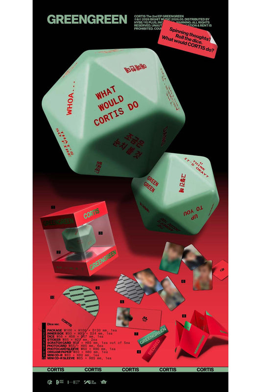 CORTIS - 2nd EP [GREENGREEN] Dice Ver. Album