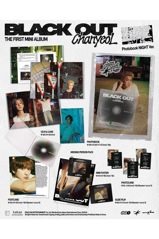 ChanyeoL - 1st Mini Album [Black Out] Photo Book Ver.