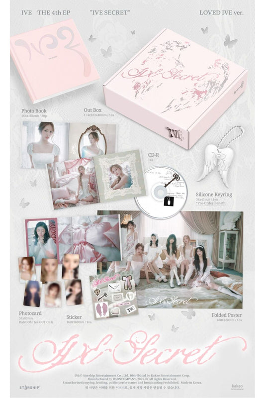 IVE - 4th EP [IVE SECRET] LOVED IVE Ver. (Limited Edition) Albüm