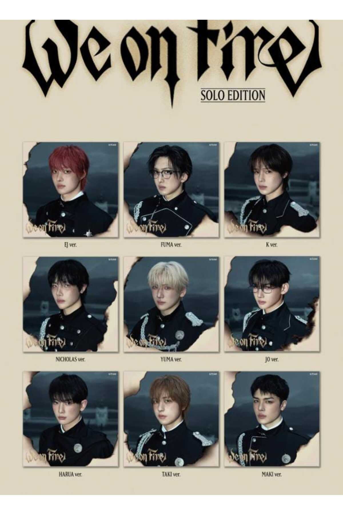 &TEAM - 3rd EP [We on Fire] SOLO EDITION (RANDOM)