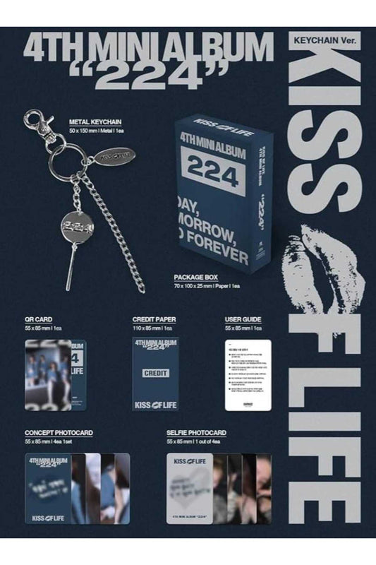 KISS OF LIFE - 4th Mini Album [224] Keychain Ver.