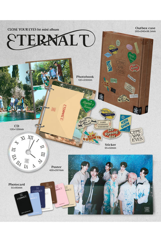 CLOSE YOUR EYES - 1st Mini Album [ETERNALT] PHOTOBOOK Ver.