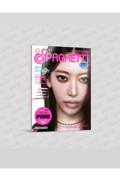 LE SSERAFIM - 1st Single Album [SPAGHETTI] COMPACT Ver.