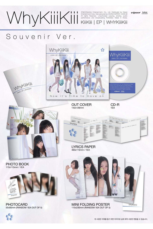 KiiiKiii - EP [WhyKiiiKiii] SOUVENIR Ver. (DIGIPACK) Album