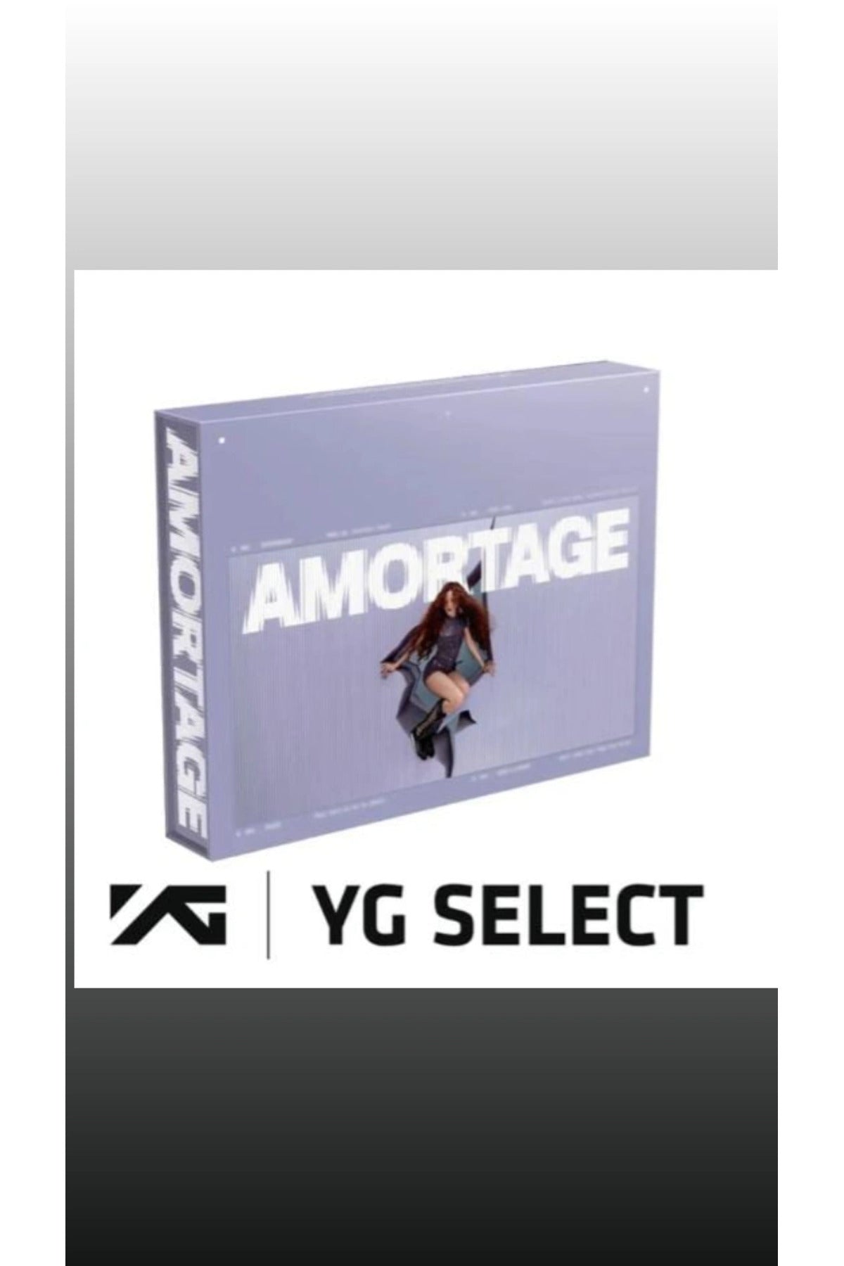 YG SELECT POB - JISOO (BLACKPINK) - [AMORTAGE] EXCLUSIVE EDITION Album