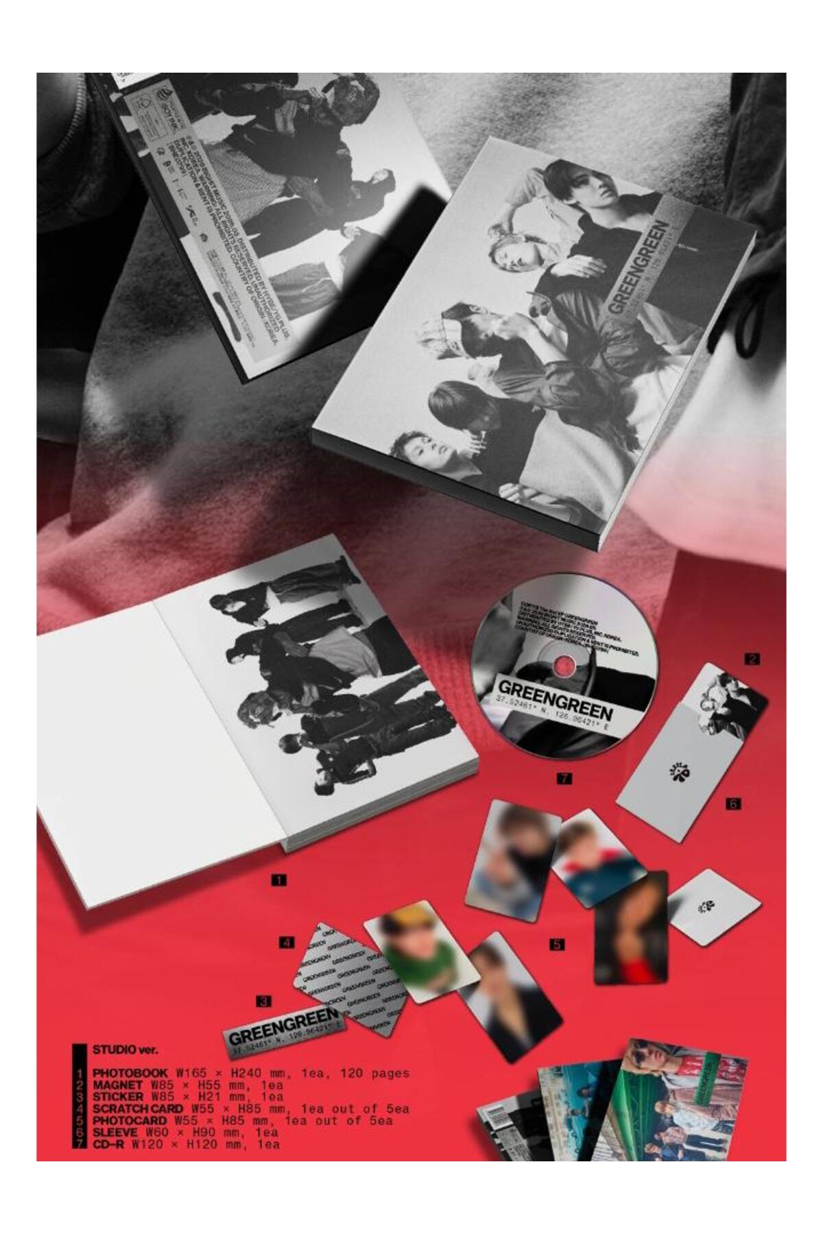 (Weverse POB'lu) CORTIS - 2nd EP [GREENGREEN] Standard Ver. Album