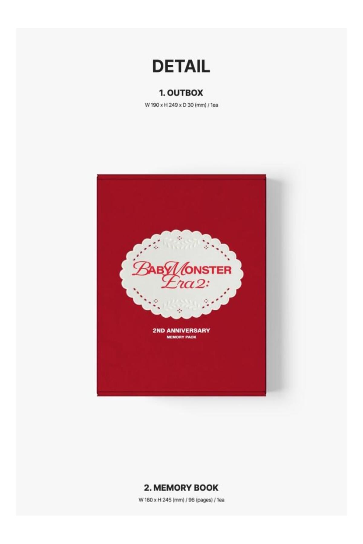 [WEVERSE POB'lu] BABYMONSTER : ERA II | BABYMONSTER 2nd Anniversary Memory Pack