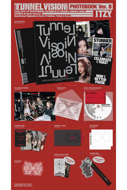 ITZY - [TUNNEL VISION] Photobook Ver. Album