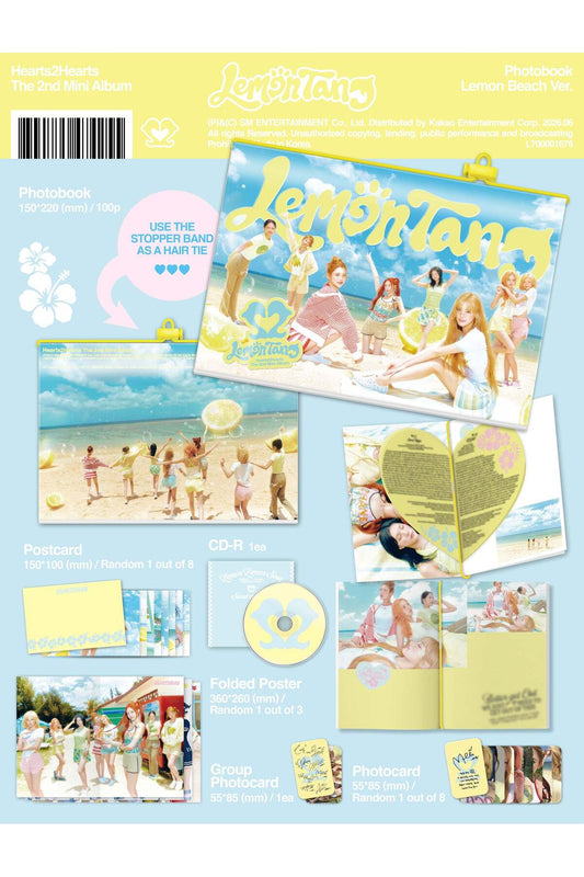 Hearts2Hearts - 2nd Mini Album [Lemon Tang] Photobook Ver.