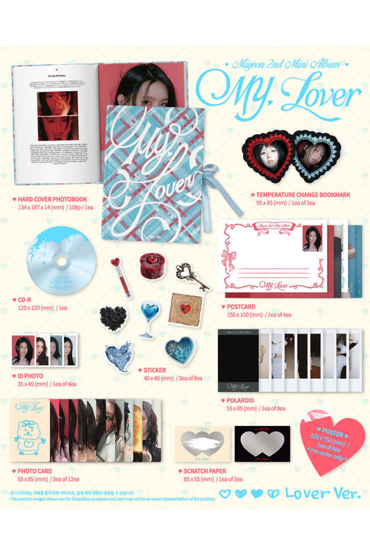 MIYEON - 2nd Mini Album [MY, Lover] Standard Ver.