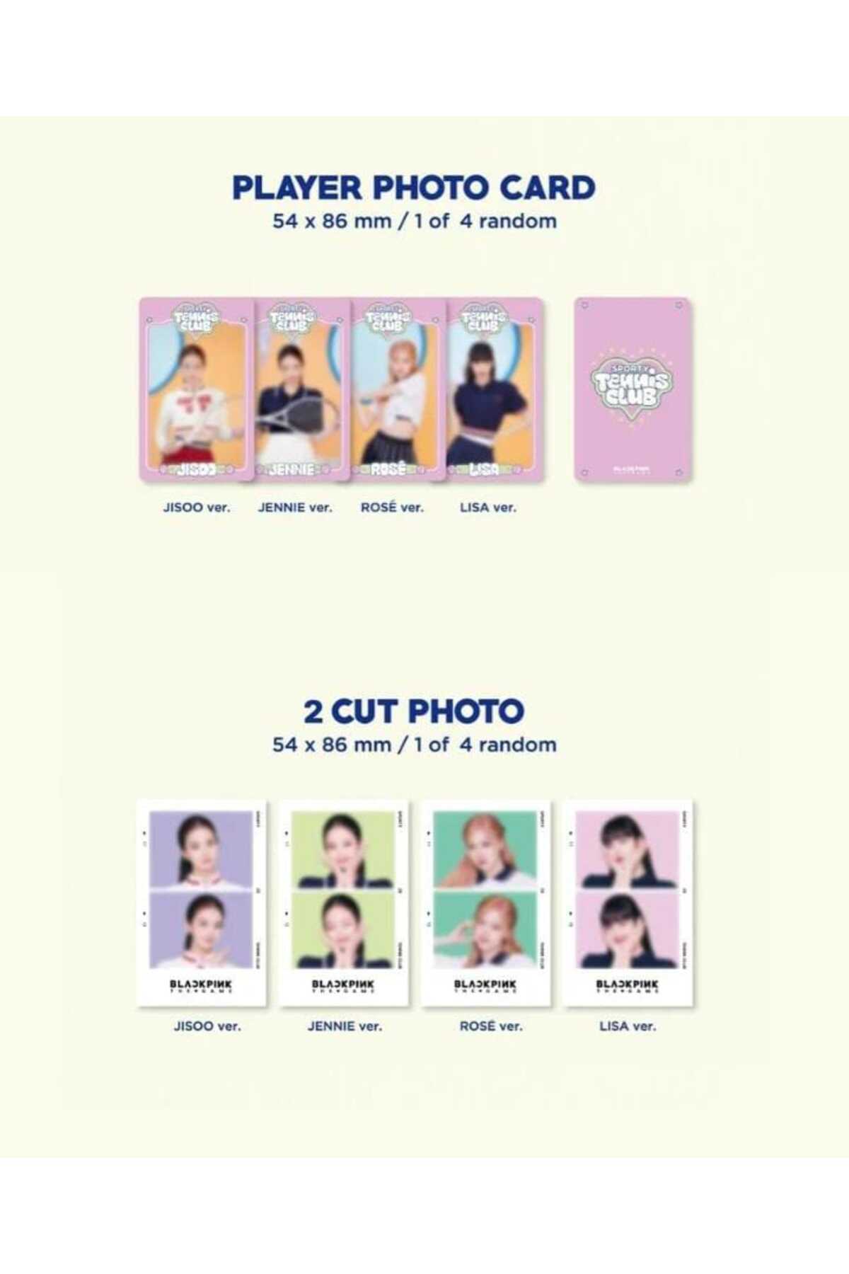 BLACKPINK - [THE GAME] Photocard Collection SPORTY BLACKPINK