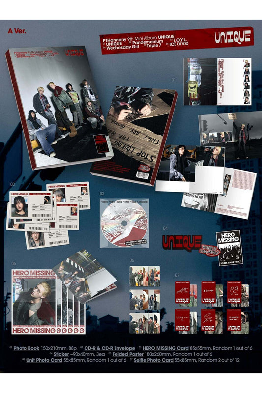 P1Harmony - 9th Mini Album [UNIQUE] Photobook Ver.