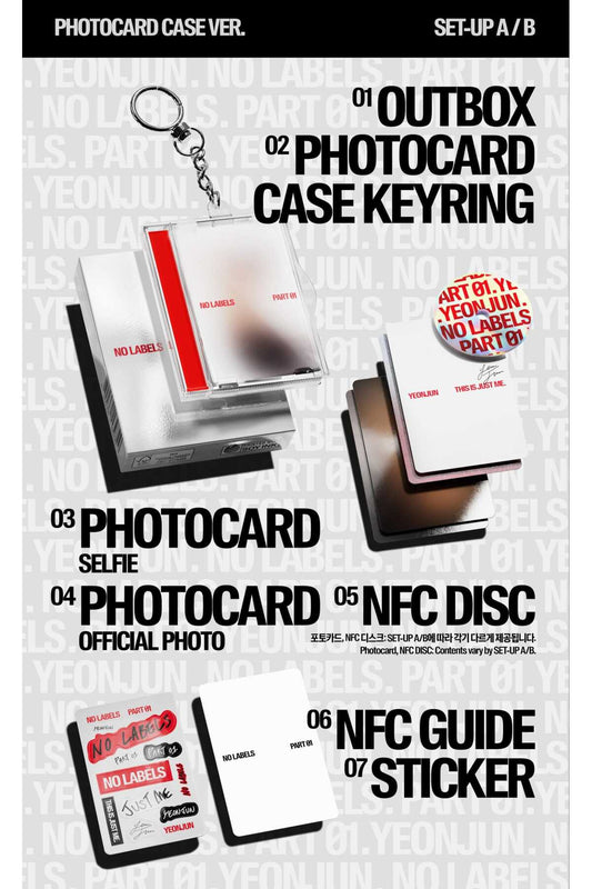 YEONJUN - [NO LABELS: PART 01] Photocard Case Ver. Album