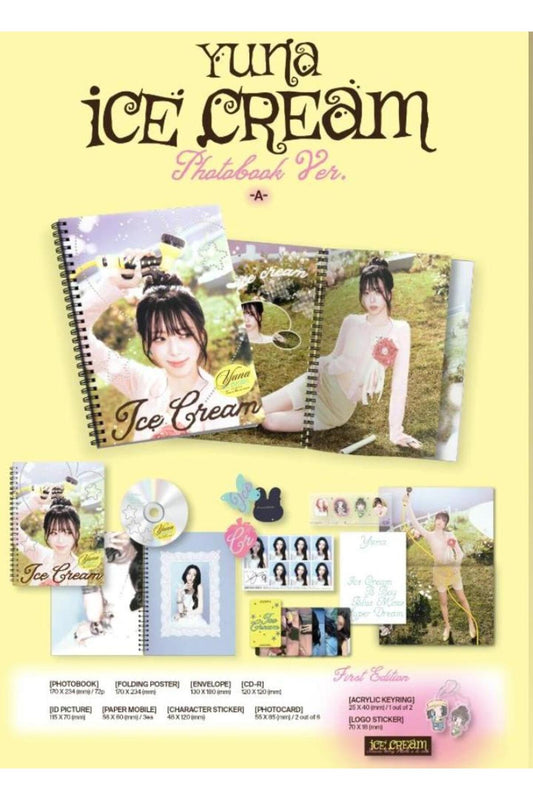 YUNA (ITZY) - [Ice Cream] Photobook Ver. Album