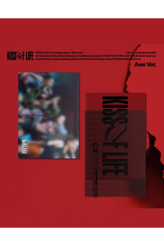 KISS OF LIFE - 2nd Single Album [Who is she] Awe Ver.