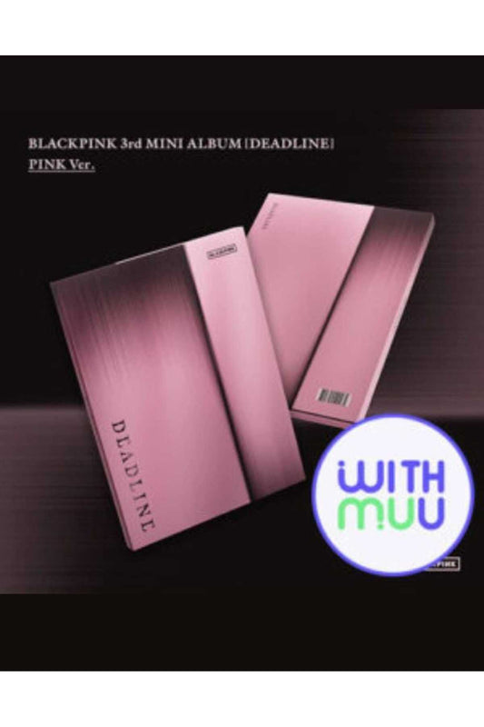 (Withmuu POB'lu) BLACKPINK - 3rd Album [DEADLINE] Pink Ver.