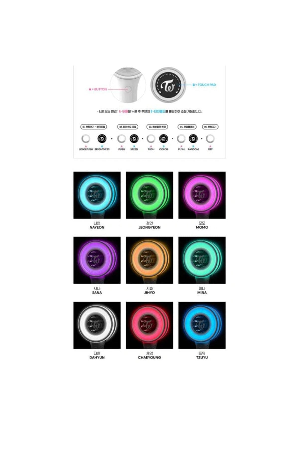 TWICE - Official Light Stick Candy bong infinite