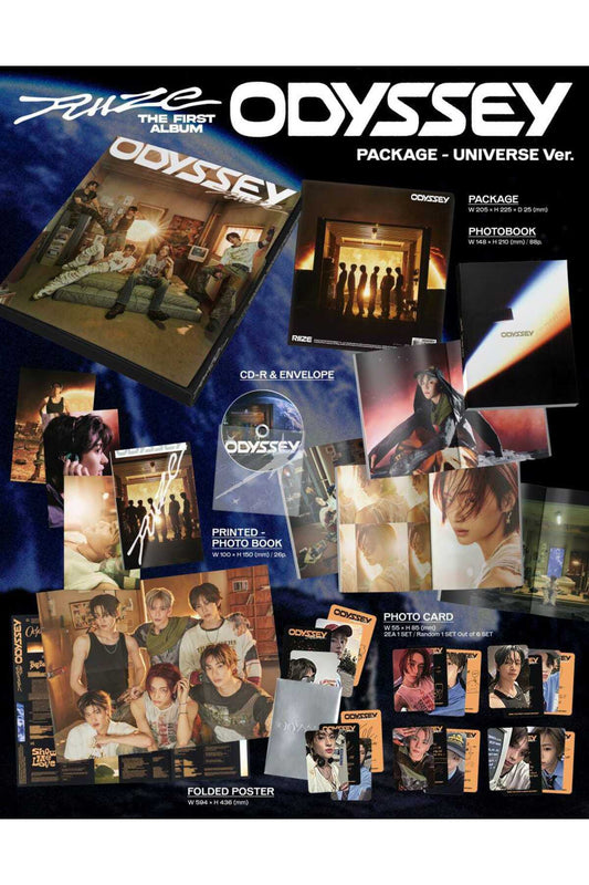 RIIZE - 1st Album [ODYSSEY] PACKAGE Ver.