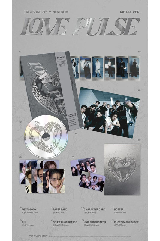 TREASURE - 3rd Mini Album [LOVE PULSE]