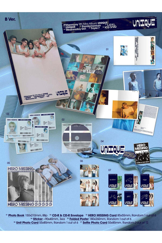 P1Harmony - 9th Mini Album [UNIQUE] Photobook Ver.
