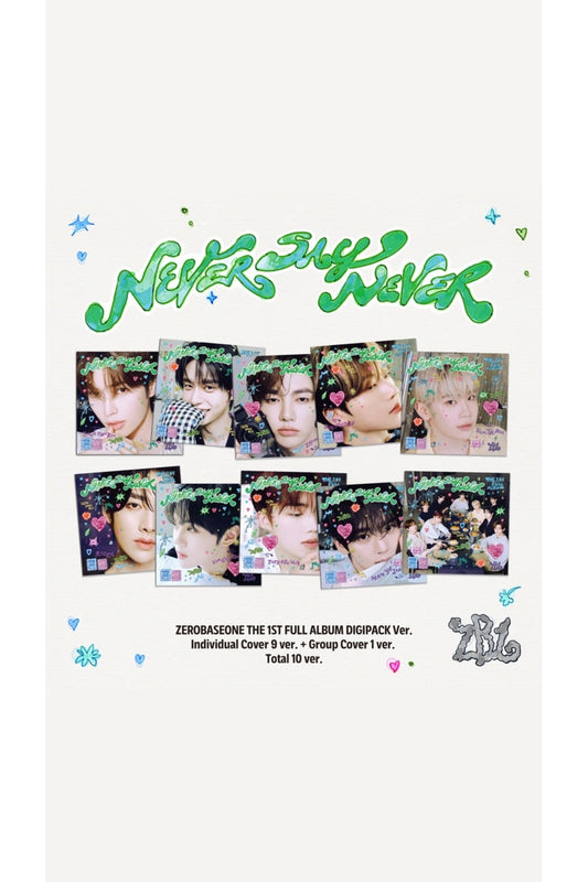 ZEROBASEONE - 1st Full Album [NEVER SAY NEVER] DIGIPACK Ver.