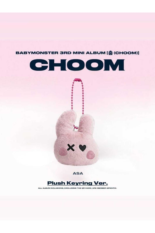 BABYMONSTER - 3rd Mini Album [춤 (CHOOM)] Plush Keyring ASA Ver.