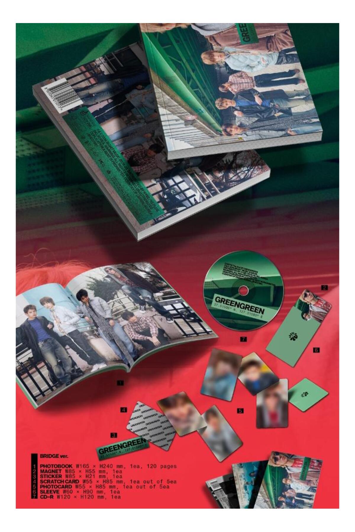 (Weverse POB'lu) CORTIS - 2nd EP [GREENGREEN] Standard Ver. Album
