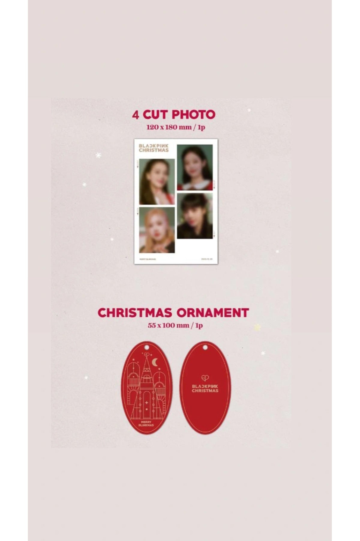 BLACKPINK THE GAME PHOTOCARD COLLECTION CHRISTMAS