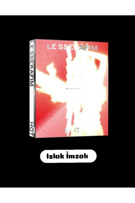 Le Sserafim - 5th Mini Album 'HOT' BLEACHED AURA (Signed / İmzalı ver.)