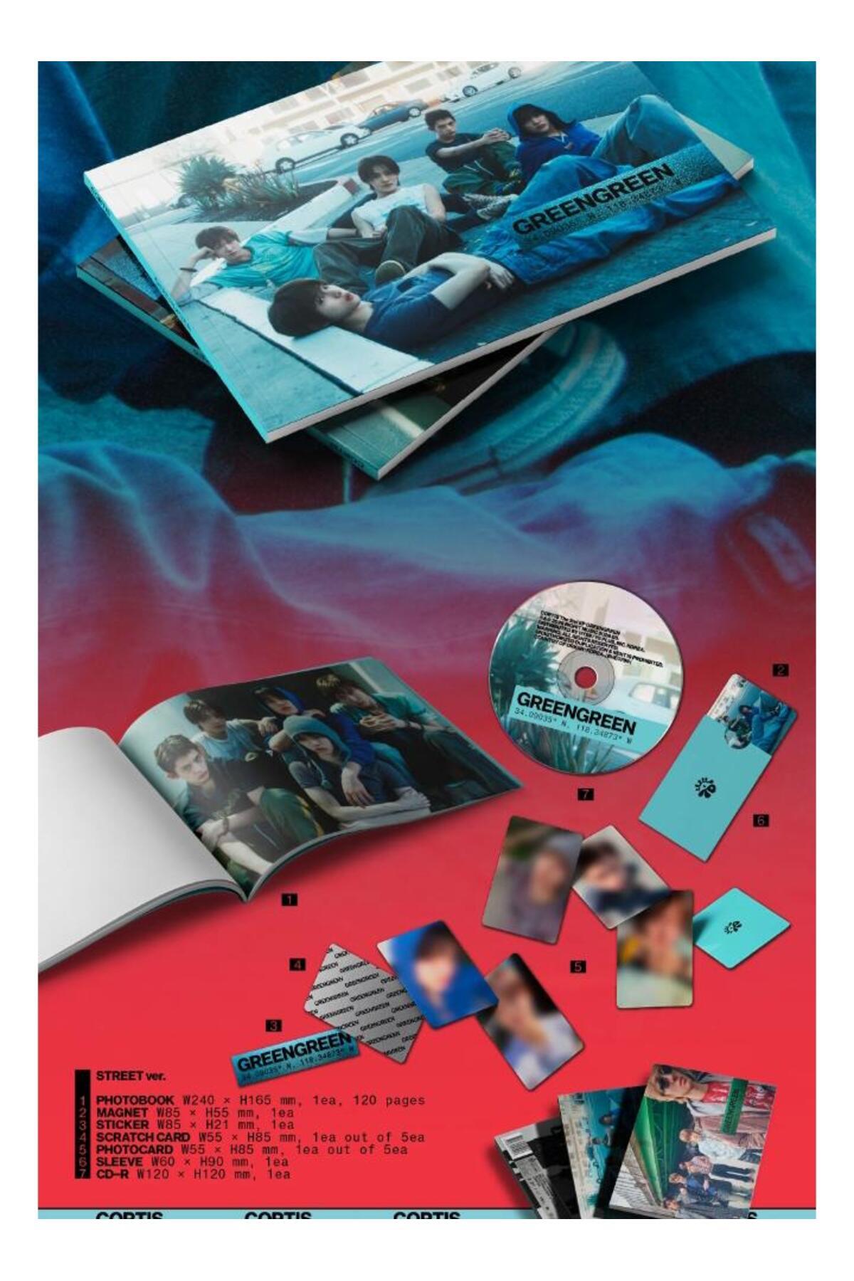 (Weverse POB'lu) CORTIS - 2nd EP [GREENGREEN] Standard Ver. Album
