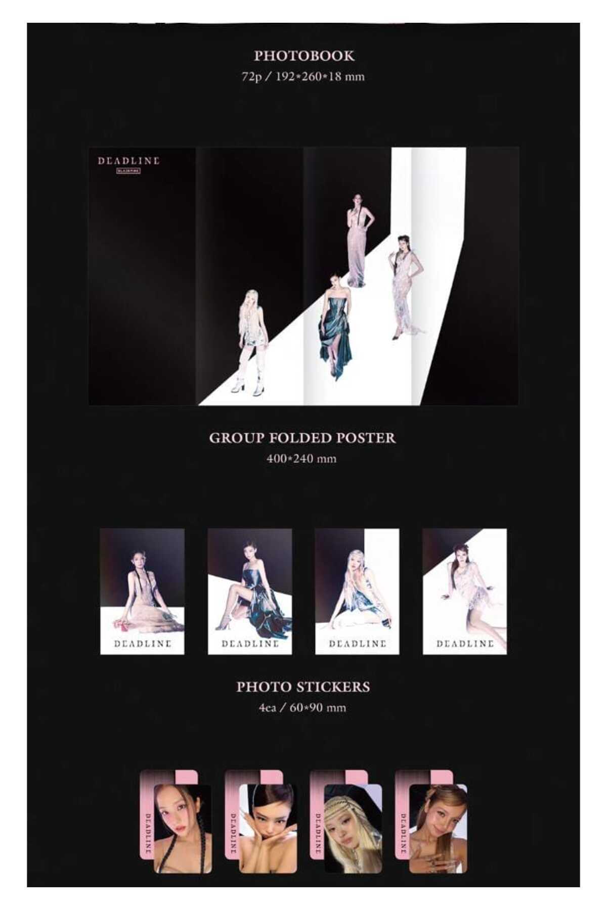 (Withmuu POB'lu) BLACKPINK - 3rd Album [DEADLINE] Pink Ver.