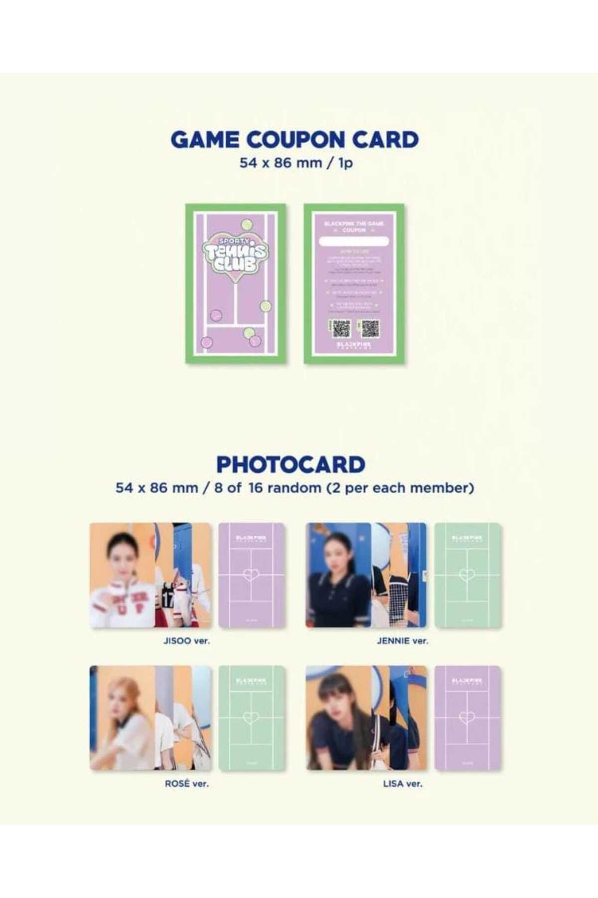 BLACKPINK - [THE GAME] Photocard Collection SPORTY BLACKPINK