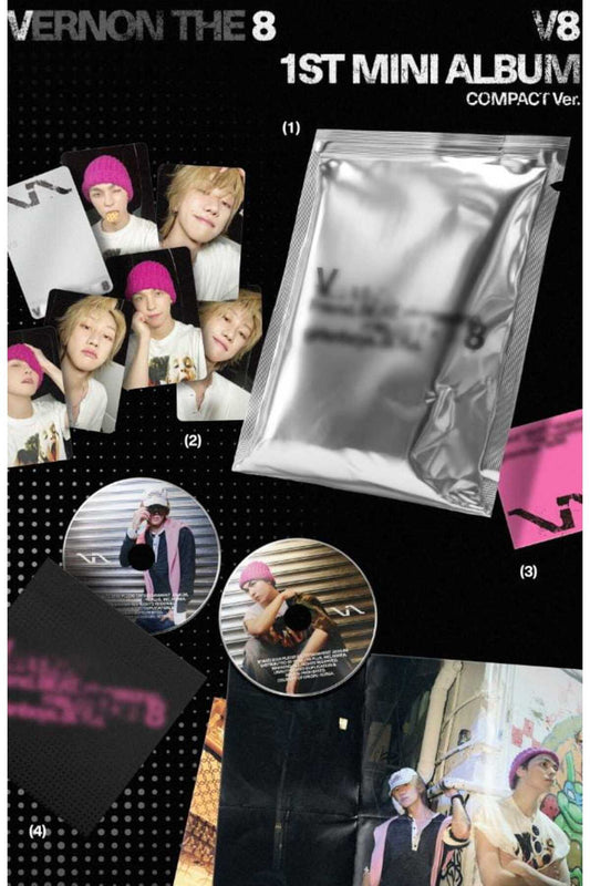 V8 (SEVENTEEN) - 1st Mini Album [V8] Compact Ver.
