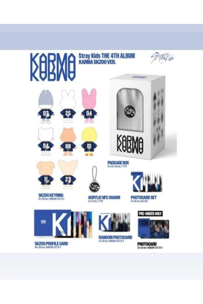 [SOUND WAVE POB] Stray Kids – The 4th Full Album [KARMA] (SKZOO VER.)