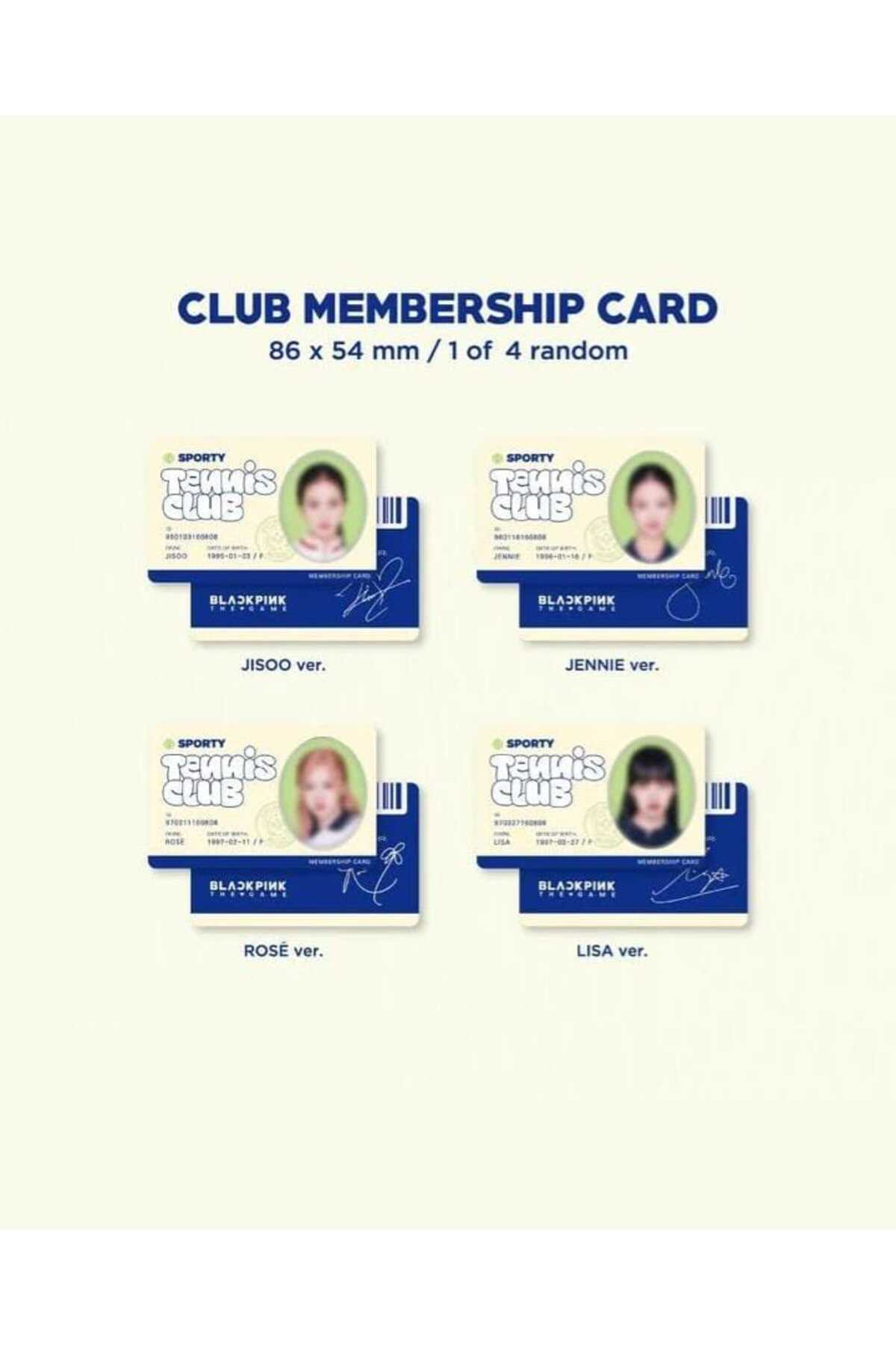 BLACKPINK - [THE GAME] Photocard Collection SPORTY BLACKPINK