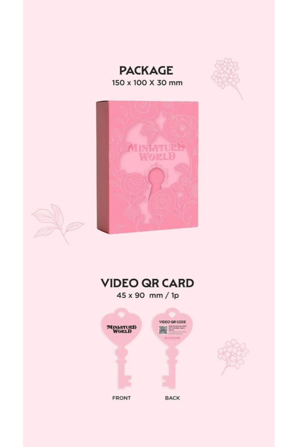 BLACKPINK - THE GAME PHOTOCARD COLLECTION [MINIATURE WORLD]
