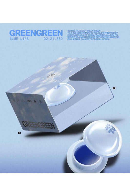 CORTIS - 2nd EP [GREENGREEN] 'Blue Lips' Lip Balm Ver. Album