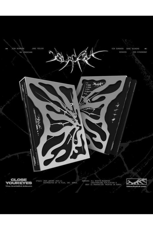 CLOSE YOUR EYES - 3rd Mini Album [blackout] blackout Ver.