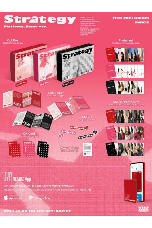 TWICE - 14th Mini Album [STRATEGY] Mini Platform_Nemo Ver. (Random)
