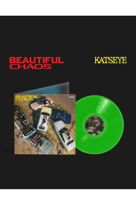 Katseye - Beautiful Chaos Neon Lime Vinyl Albüm edition