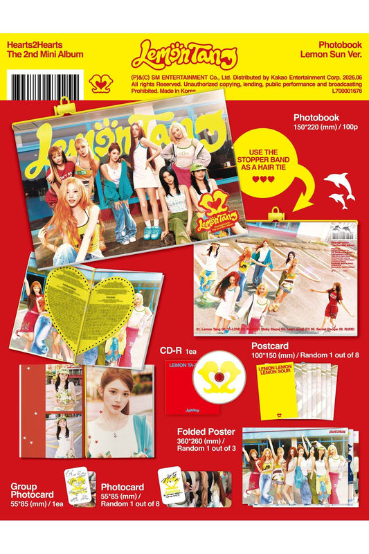 Hearts2Hearts - 2nd Mini Album [Lemon Tang] Photobook Ver.