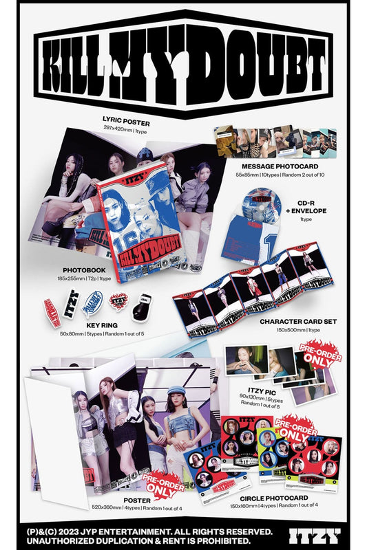 ITZY - [KILL MY DOUBT] LIMITED EDITION Album