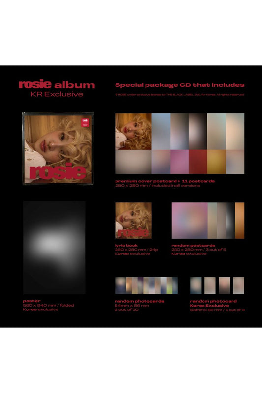 ROSÉ - 1st Studio Album [rosie] KR Exclusive