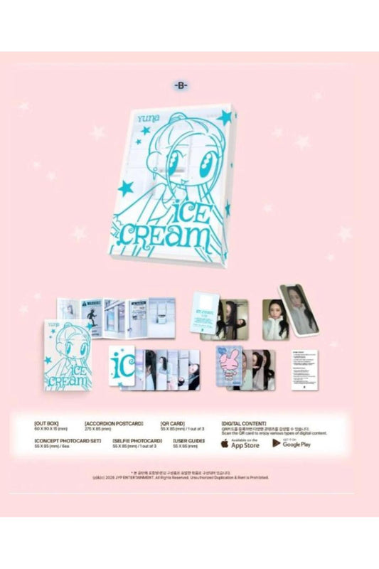 YUNA (ITZY) - [Ice Cream] POCAALBUM Ver. Album