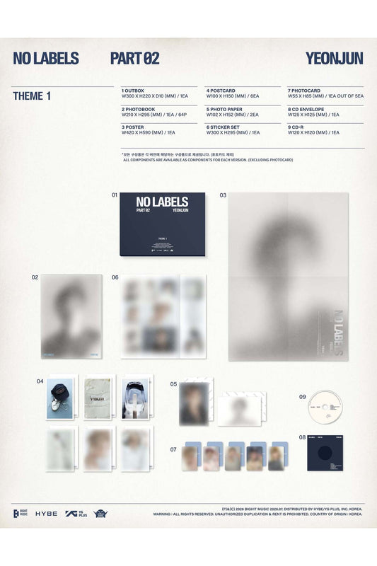 YEONJUN - [NO LABELS: PART 02] Album