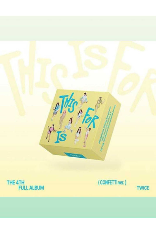 TWICE – 4th Album [THIS IS FOR] Confetti Ver.