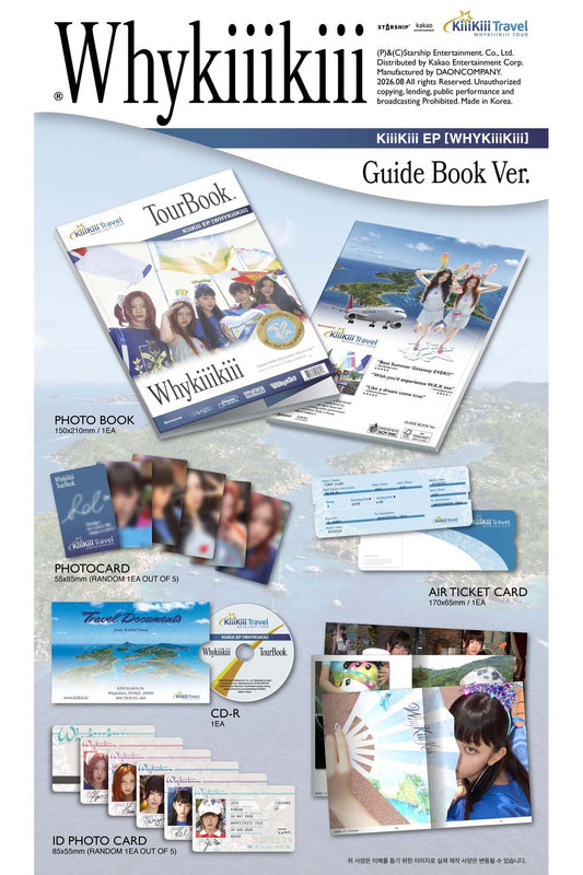 KiiiKiii - EP [WhyKiiiKiii] GUIDE BOOK Ver. Album