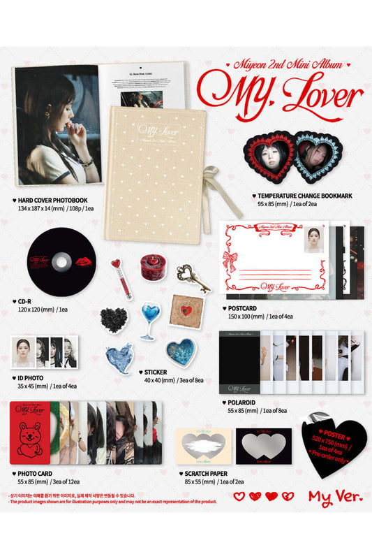 MIYEON - 2nd Mini Album [MY, Lover] Standard Ver.